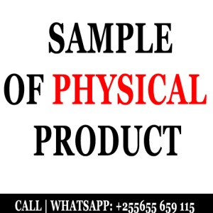 Sample of Physical Product